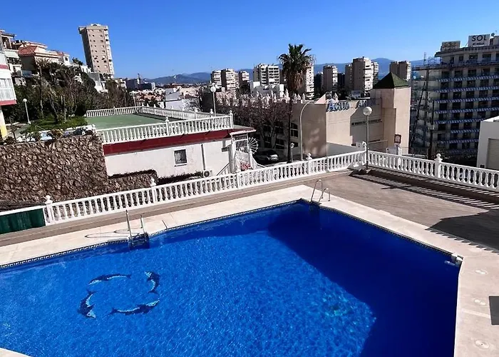 Bajondillo Vistas Al Mar Con Piscina Lägenhet *
